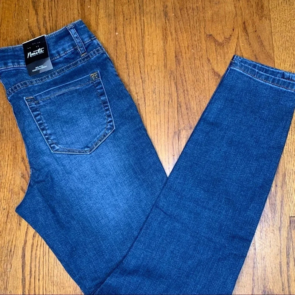 Nanette Mid- Rise Hamilton Skinny Jeans Size 4